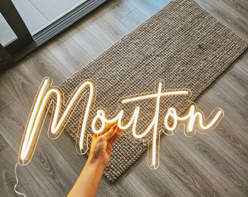 Custom Name Neon Sign, LED Light Neon Sign